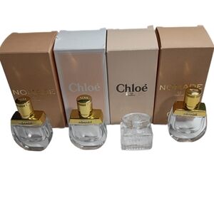 EMPTY X4 Chloe Prefumes with Boxes